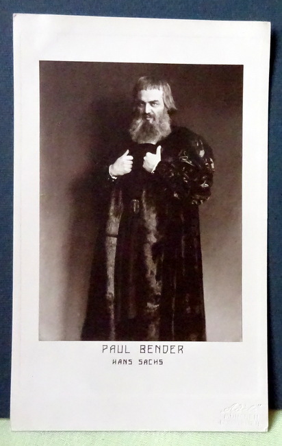 Bender, Paul  Ansichtskarte AK Paul Bender als Hans Sachs 