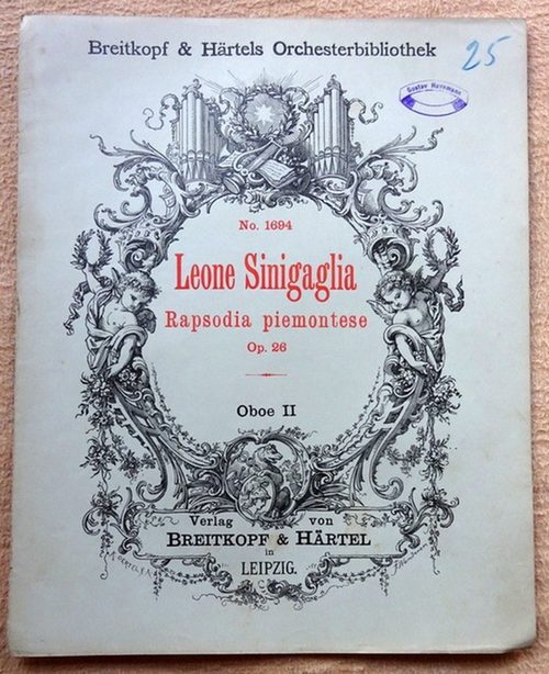 Sinigaglia, Leone  Rapsodia piemontese Opus 26 für Violine und Orchester (Oboe II) 