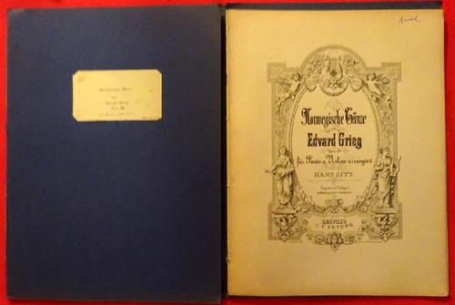 Grieg, Edvard  Norwegische Tänze für Piano und Violine Op. 35 (von Hans Sitt) 