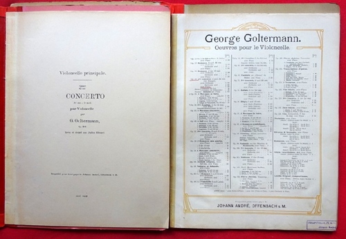 Goltermann, George  Piano 2me Concerto D moll Op. 30 (Avec Piano u. Violoncello) 