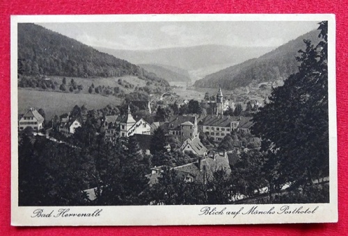   Ansichtskarte AK Bad Herrenalb. Blick auf Mönchs Posthotel 