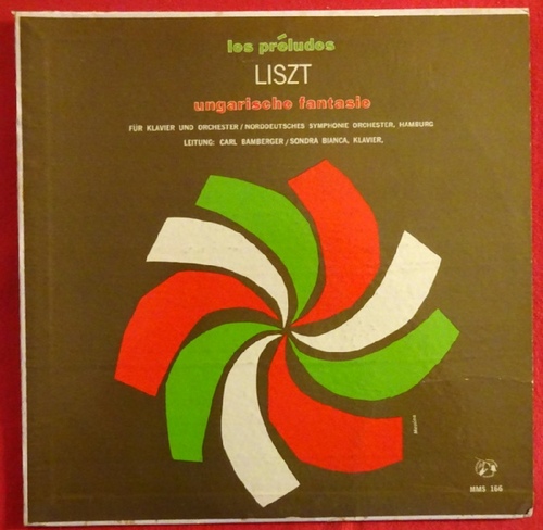 Liszt, Franz  Les preludes. Ungarische Fantasie für Klavier und Orchester (LP 10"; Norddeutsches Symphonie-Orchester; Carl Bamberger, Sondra Bianca (Klavier)) 