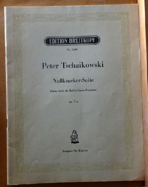 Tschaikowski, Peter  Nussknacker-Suite (Suite tiree du Ballet Casse-Noisette) Op.71a, Ausgabe für Klavier 