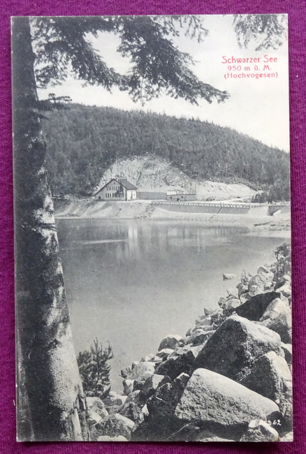   Ansichtskarte AK Schwarzer See 950 m.ü.M. (Hochvoesen) 
