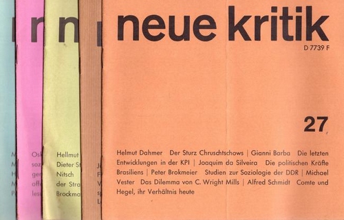 SDS  neue kritik Nr. 17, 23, 24, 25/26, 27 (1963-1965) (Zeitschrift sozialistischer Studenten) 