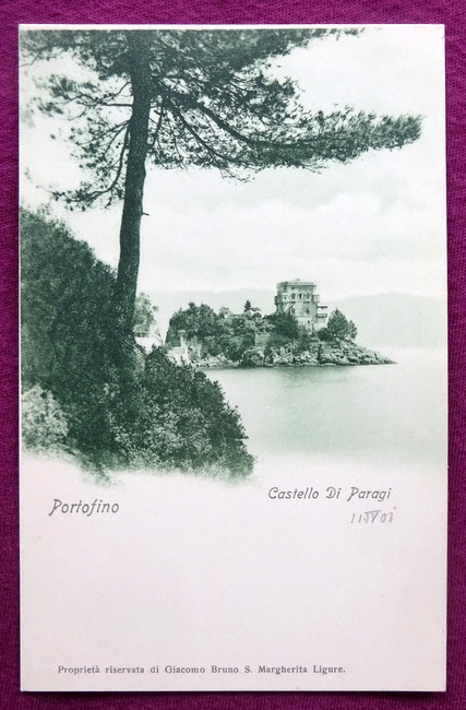   Ansichtskarte AK Portofino. Castello Di Paragi 