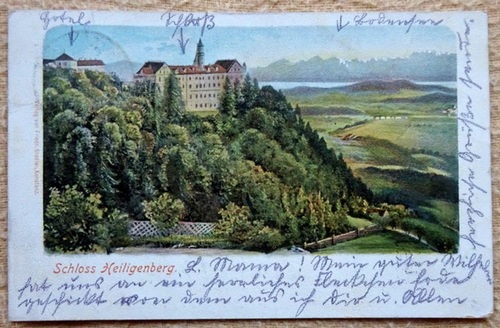   Ansichtskarte AK Schloss Heiligenberg (Farblitho) 