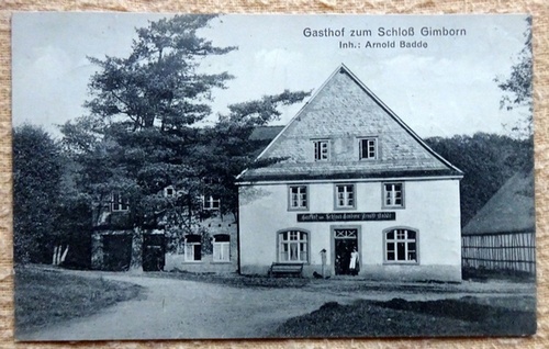   Ansichtskarte AK Gasthof zum Schloß Gimborn. Inh. Arnold Badde 
