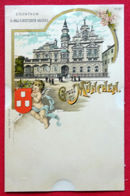   Ansichtskarte AK Gruss aus München. Farblitho. Palais des Grafen von Schack 