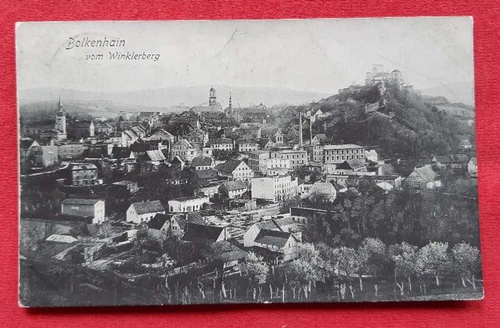   Ansichtskarte AK Bolkenhain vom Winklerberg (Stempel Bolkenhain) 