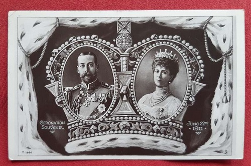   Ansichtskarte AK Coronation Souvenir. King George V and Queen Mary June 22nd 1911 