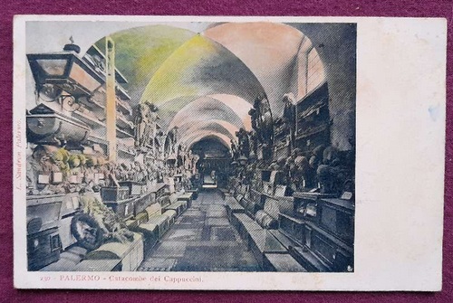   Ansichtskarte AK Palermo. Catacombe dei Cappuccini 