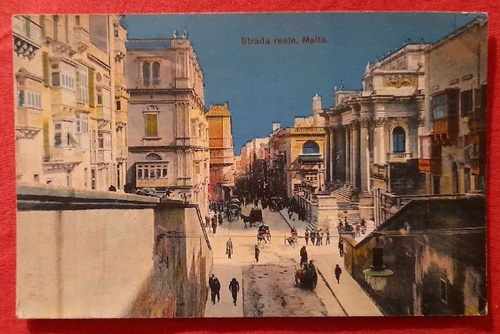   Ansichtskarte AK Malta. Strada reale 
