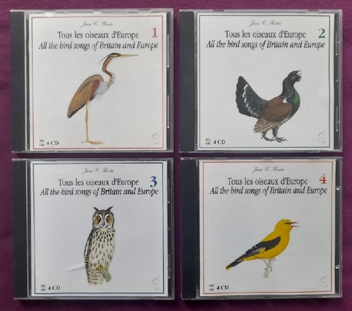 Roche, Jean C.  Tous les oiseaux d'Europe / All the Birds Songs of Britain and Europe 1-4 