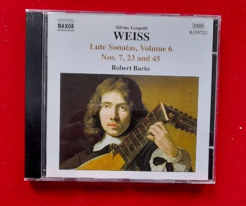 Weiss, Silvius Leopold  Lute Sonatas Volume 6 Nos. 7, 23 und 45 (Robert Barto) 