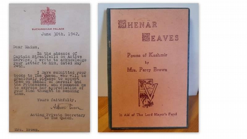 Brown, Percy Mrs.  Chenar Leaves (Poems of Kashmir; In Aid of the Lord Mayor's Fund) 