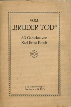 Knodt, Karl Ernst,  Vom Bruder Tod, (80 Gedichte), 