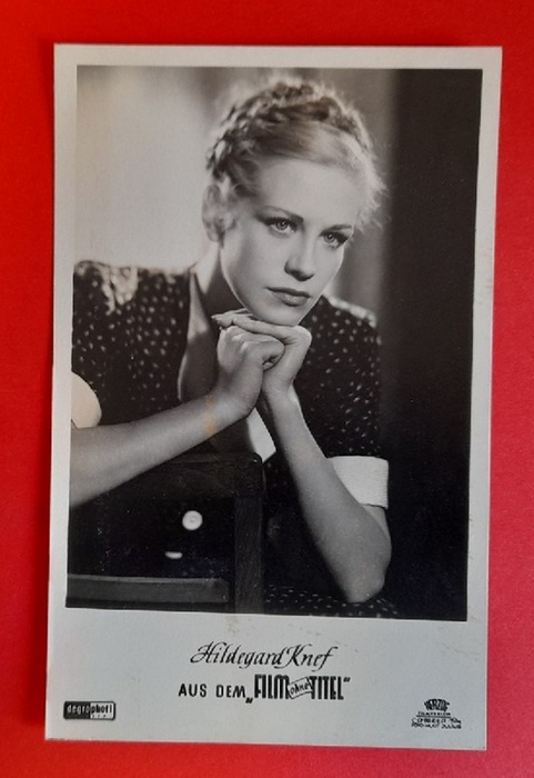 Knef, Hildegard  Ansichtskarte AK Hildegard Knef aus dem "Film ohne Titel" 