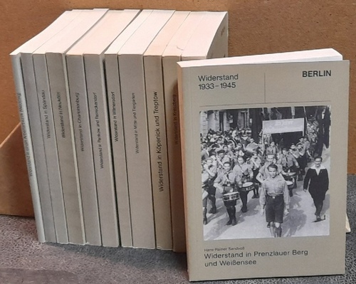 Sandvoß, Hans-Rainer; Heinrich-Wilhelm Wörmann und Felicitas Bothe-von Richthofen  Widerstand in Berlin von 1933 bis 1945. 12 Bände (von 14, alle Bezirke). (ab 1986 erschienen) 