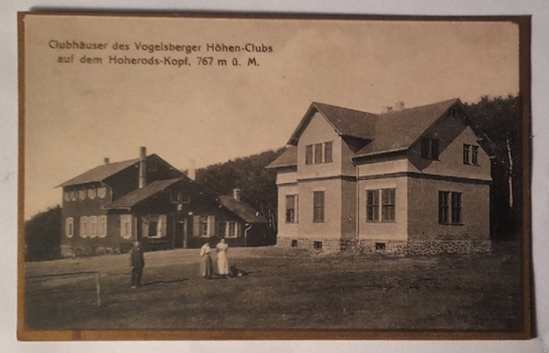   Ansichtskarte AK Clubhäuser des Vogelsberger Höhen-Clubs auf dem Hoherods-Kopf 767m.ü.M. 