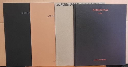 Paas, Jürgen  3 Kataloge im Pappschuber (1. Wand- und Bodenskulpturen 1990-1991; 2. Streifen-Reihen-Raster 1990-1992; 3. Malerei - Skulptur) 