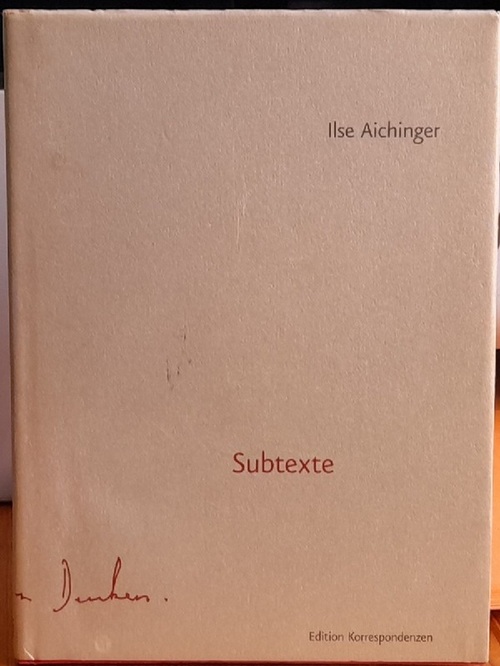 Aichinger, Ilse  Subtexte 