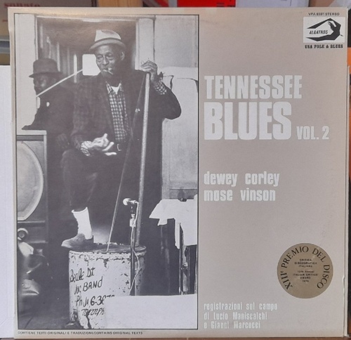 Corley, Dewey und Mose Vinson  Tennessee Blues Vol. 2 (LP 33 UpM) 