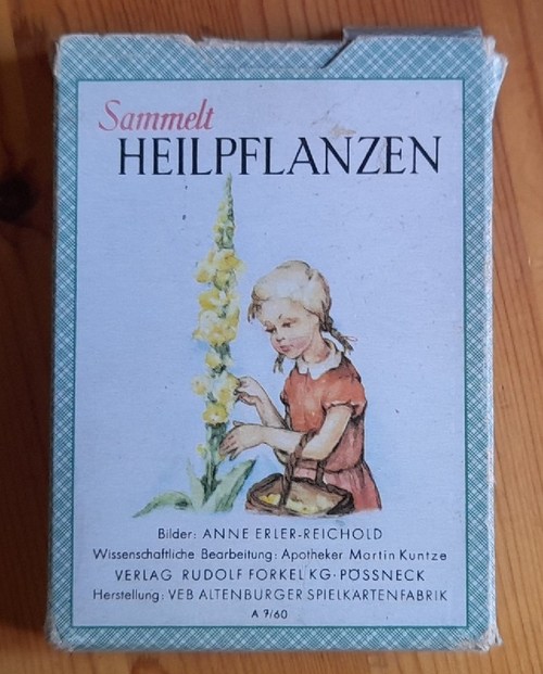 Erler-Reichold, Anne (Bilder) und Martin (Wiss. Bearb.) Kuntze  Quartett - Sammelt Heilpflanzen 