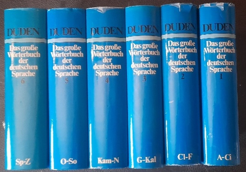 Dosdrowski, Günther  Duden. Das grosse Wörterbuch der deutschen Sprache in sechs Bänden 