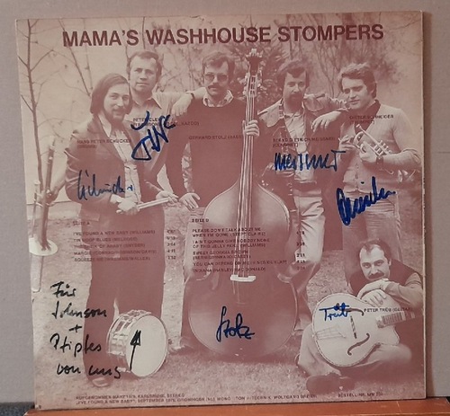 Mama's Washhouse Stompers  Jive found a new Baby (LP 33 1/3 U/min.) 