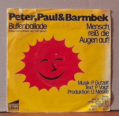 Peter, Paul & Barmbek  Bullenballade Vinyl, 7", 45 RPM, Single 