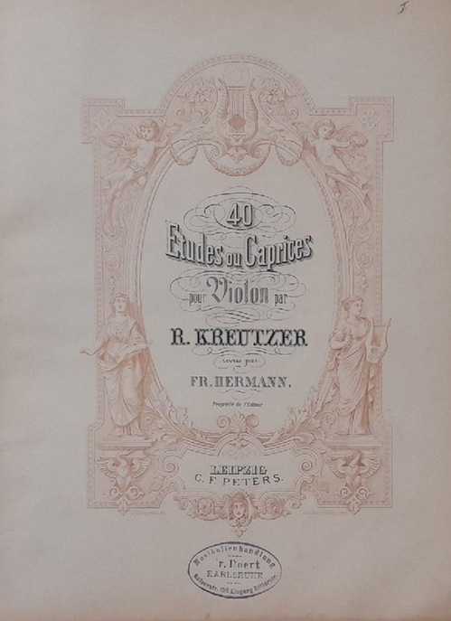 Kreutzer, Rodolphe  40 Etudes ou Caprices pour le Violon (Revus par Fr. Hermann) 