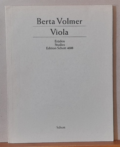 Volmer, Berta  Viola (Etüden. Studies) 