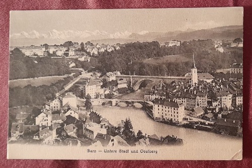   Ansichtskarte AK Bern. Untere Stadt und Obstberg 