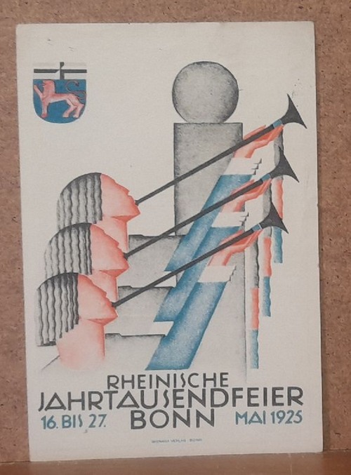   Ansichtskarte AK Rheinische Jahrtausendfeier Bonn 16.-27. Mai 1925 (kubistisches Motiv / Kubismus) 