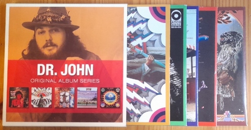 Dr. John  5 CD-Box Original Album Series (Gris-Gris, Babylon, The Sun Moon & Herbs, Dr. John's Gumbo; The Right Place) 