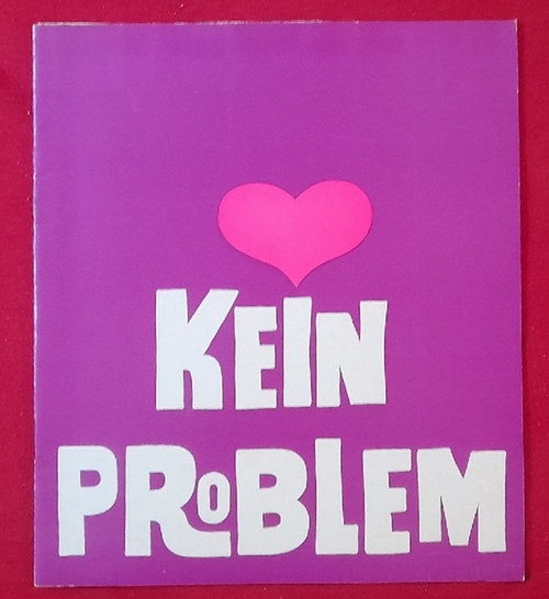 Krasna, Norman und Karl (Übs.) Wittlinger  Programm / Programmheft "Kein Problem". (Deutsche Erstaufführung, Inszenierung Wolfgang Spier, Bühnenbild Wladimir Udinzoff. hs. ab 19.8.1969) 