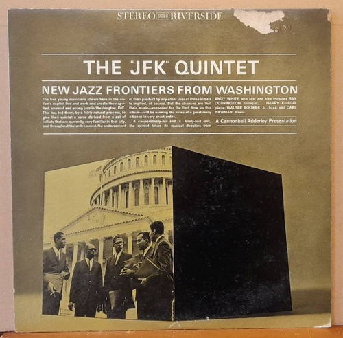 The "JFK" Quintet  New Jazz Frontiers From Washington LP 33UpM 