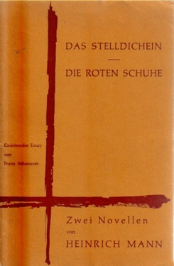 Mann, Heinrich,  Das Stelldichein / Die roten Schuhe, (Zwei Novellen), 
