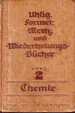Uhlig, Friedrich:  Chemie Band 2 