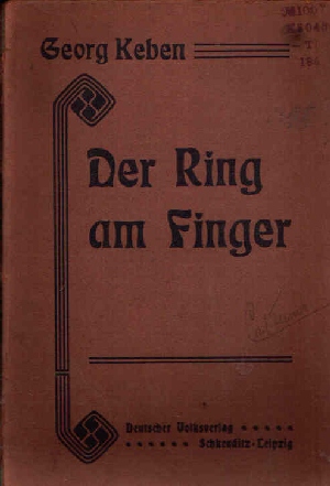 Keben, Georg:  Der Ring am Finger 