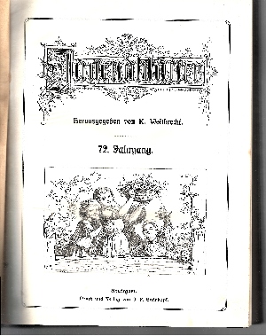 Weitbrecht, K.;  Jugendblätter - 72. Jahrgang 