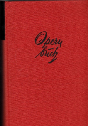 Czerny, Peter:  Opernbuch 