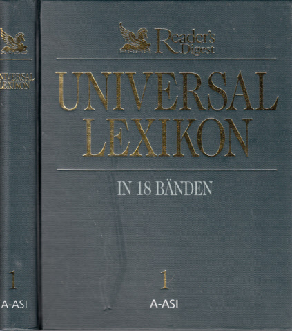 Varnhorn, Beate;  Reader`s Digest Universal-Lexikon in 18 Bänden - Band 1:  A bis ASI 