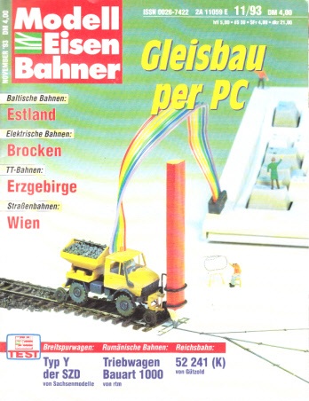 Borchert, Fritz;  Modell Eisenbahner - Heft 11/1993 