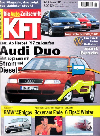 Autorengruppe;  KFT Kraftfahrzeugtechnik - Technische Zeitschrift des Kraftfahrwesens - Jahrgang von 1997/ Hefte 1-12 