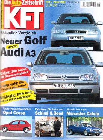 Autorengruppe;  KFT Kraftfahrzeugtechnik - Technische Zeitschrift des Kraftfahrwesens - Jahrgang von 1998/ Hefte 1-12 