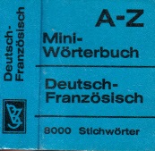 Rieder, E.;  Mini-Wörterbuch A-Z , Deutsch-Französisch 
