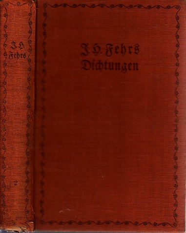 Fehrs, Johann Hinrich;  Gesammelte Dichtungen in vier Bänden - zweiter Band 