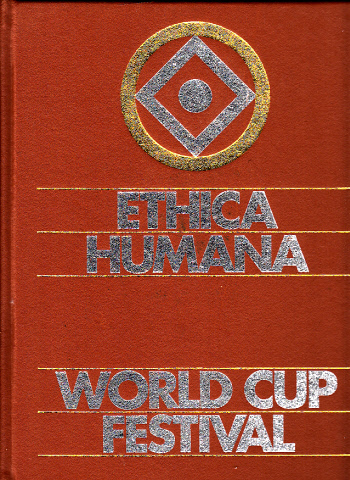 Wolf, Roland und Elfie, Walter  Umminger  und Wolfgang Niersbach;  World Cup Festival - Ethica Humana Opus 80 - 15. Fußball-Weltmeisterschaft 1994 USA - Werteschutz-Edition 